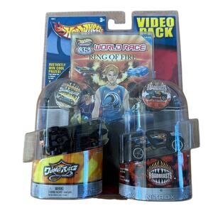 HOT WHEELS WORLD RACE HIGHWAY 35 DVD PACK SET EPISODE 1 KRAZY 8S & MOTO-CROSSED